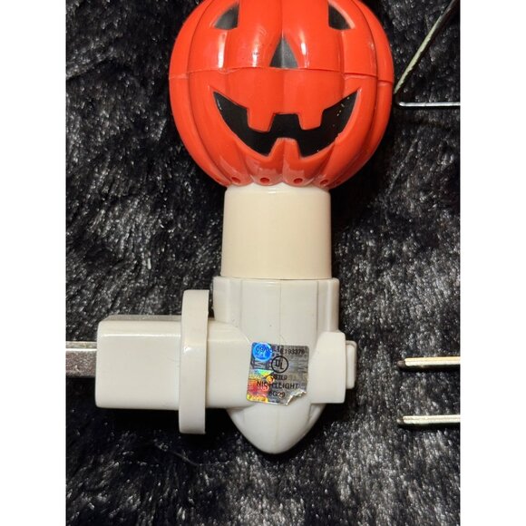 Vintage Halloween Northlight Jack-O-Lantern Bubble Night Lights - Set Of 2 - Picture 3 of 8